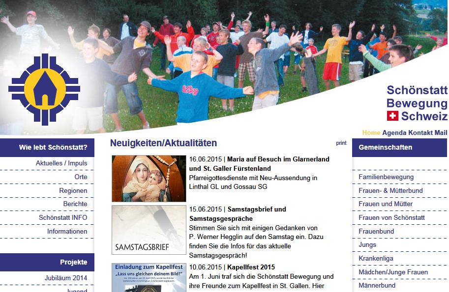 Alte Homepage