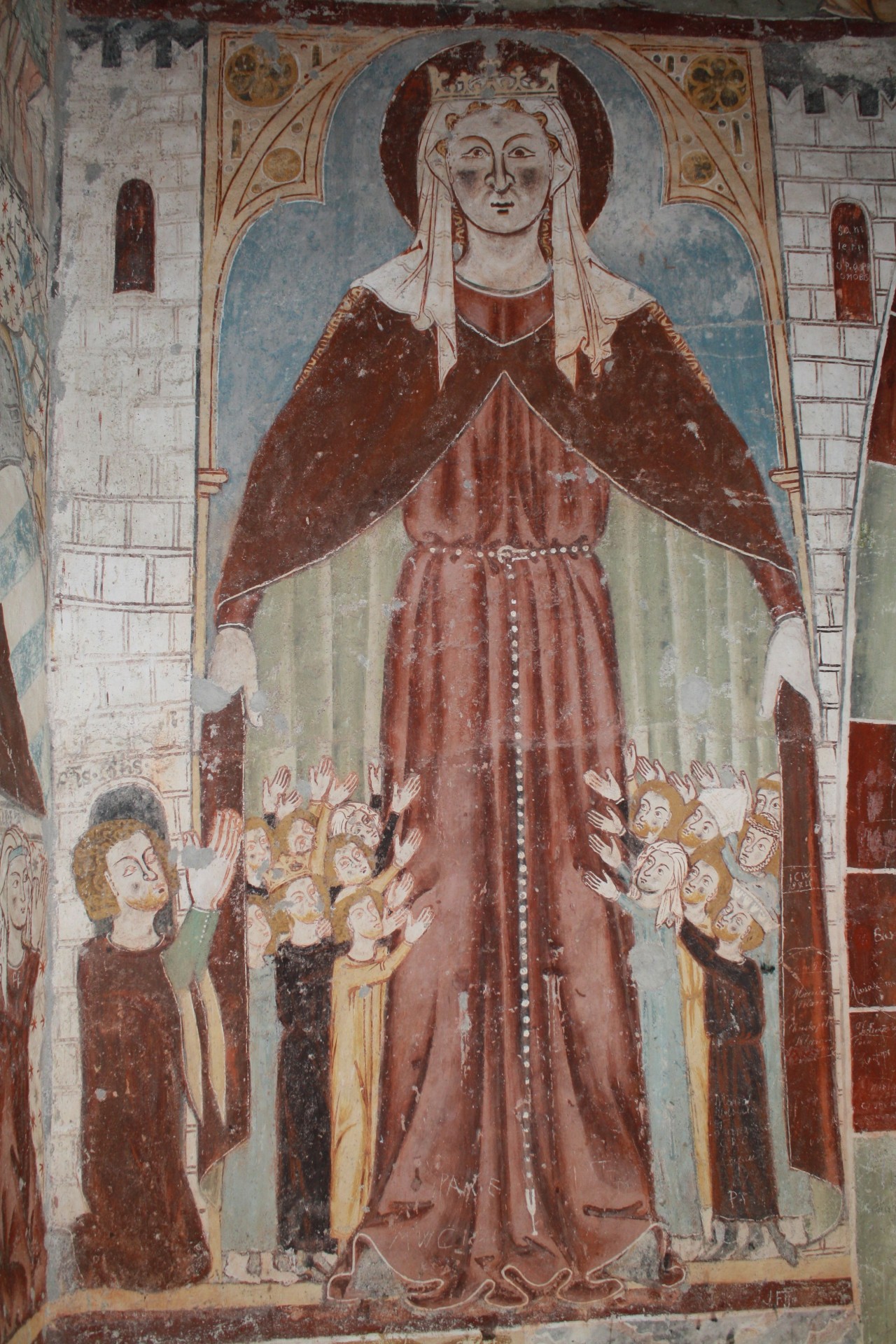 Schutzmantelmadonna, Kirche Sogn Gieri, Rhäzüns