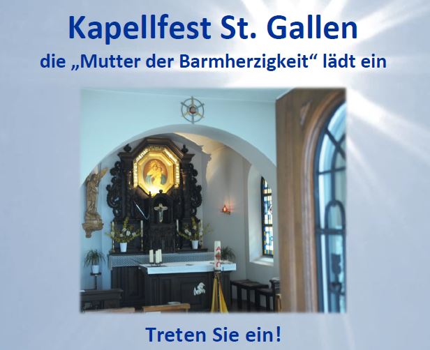 Kapellfest St. Gallen am Mo, 30. Mai 2016