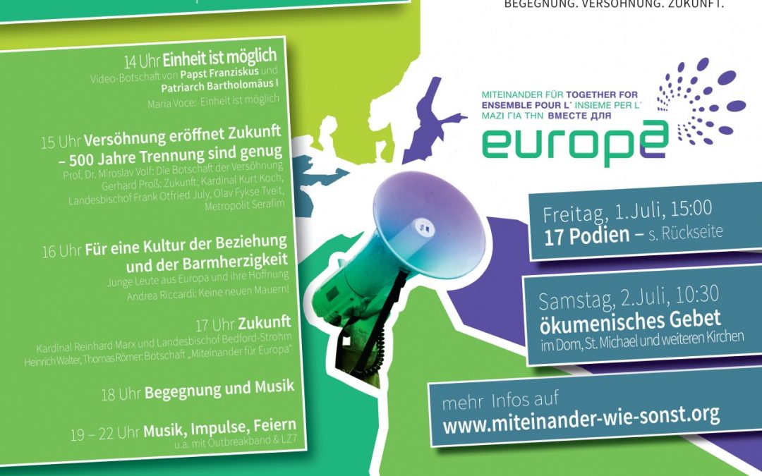 Das Treffen „Miteinander für Europa“ der Bewegungen und Gemeinschaften in München nach dem „Brexit“