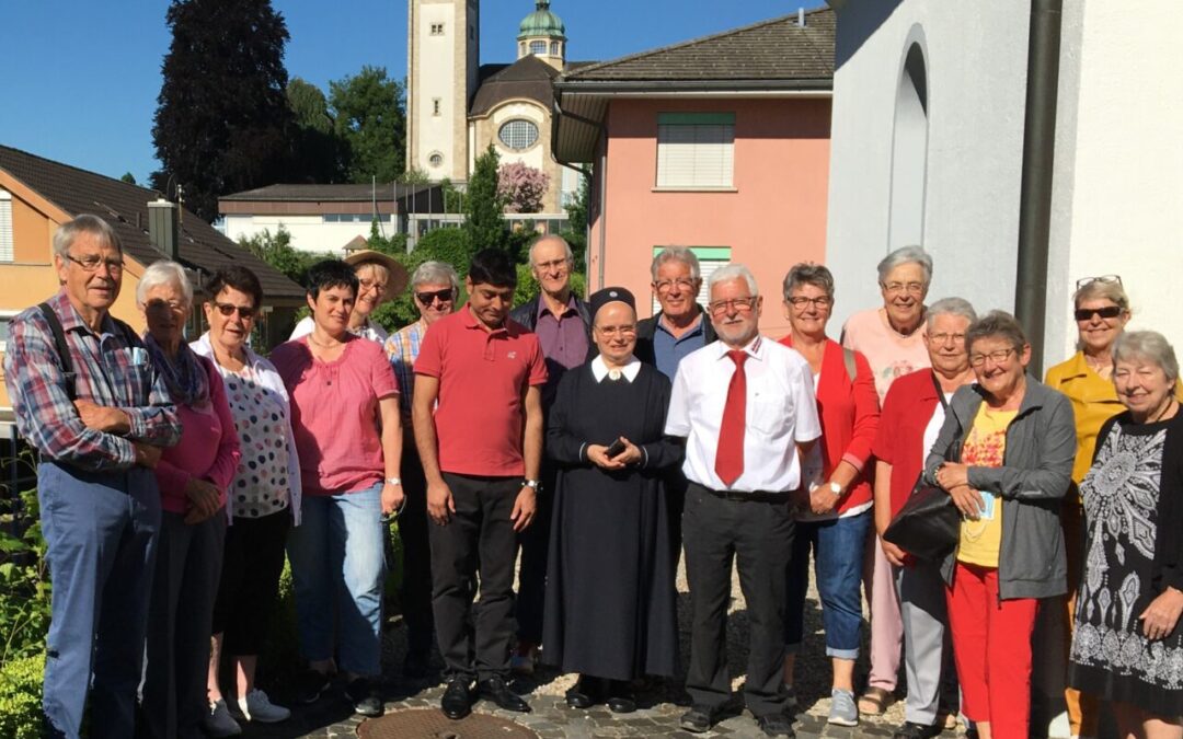 Heiligtums-Wallfahrt durch die Schweiz