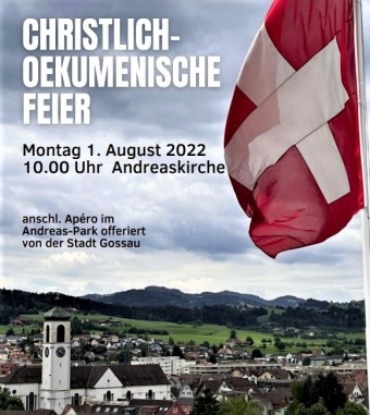 Christlich-ökumenische 1. Augustfeier 2022