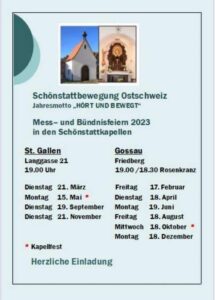 Bündnisfeiern 2023 Ostschweiz