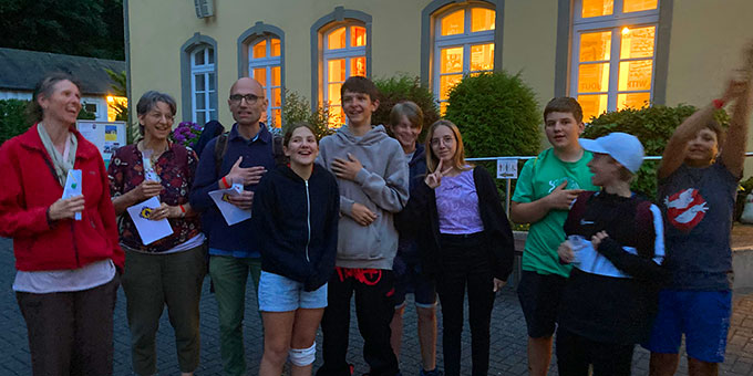 Internationales Jugendtreffen in Schönstatt auf dem Weg zum Weltjugendtag Lissabon 2023