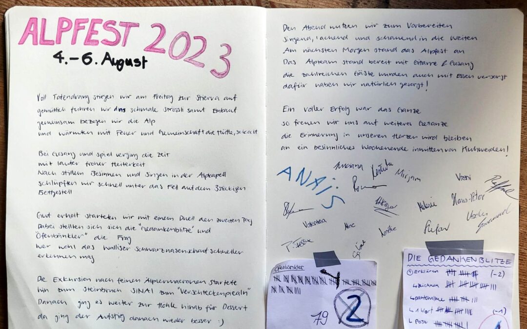 Alptage und Alpfest 4.-6. August 2023